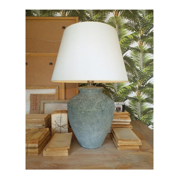Keramická stolní lampa Orchidea Milano Saint Tropes Greenish Grey, ⌀ 50 cm