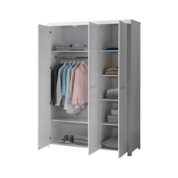 Бял гардероб , ширина 144 cm Erik - Vipack-image-1