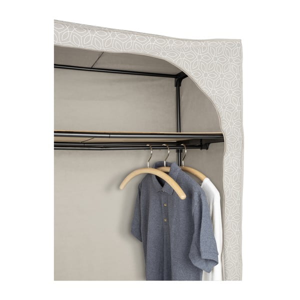 Бежов текстилен гардероб 90x160 cm Balance – Wenko-image-1