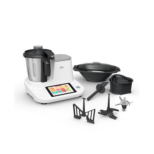 Кухненски робот в бяло и сребристо Click and Cook - Tefal-image-3