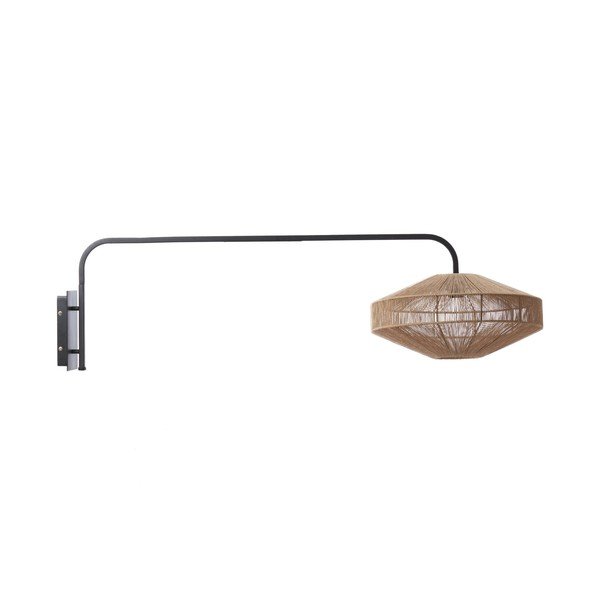 Метална стенна лампа за контакт в естествен цвят ø 43 cm Lyra – Light & Living