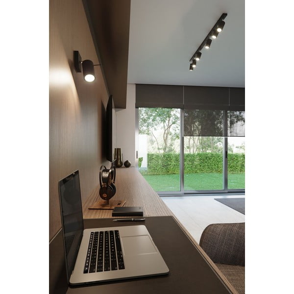 Черен прожектор 8x10 cm Etna – Sollux-image-1