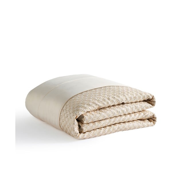 Бежово капитонирано покривало за легло от микросатен 240x260 cm Deco Sequin – Catherine Lansfield-image-2