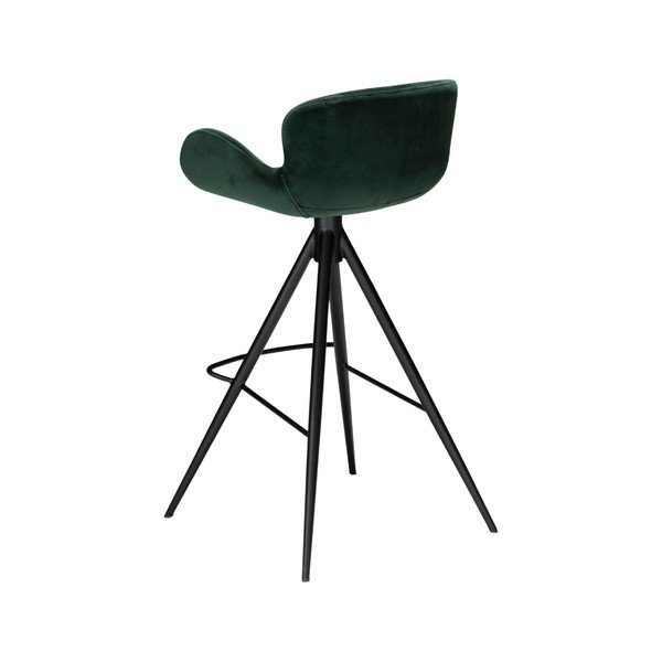 Тъмнозелен бар стол DAN-FORM Дания Gaia Velvet, височина 98 cm - DAN-FORM Denmark-image-3