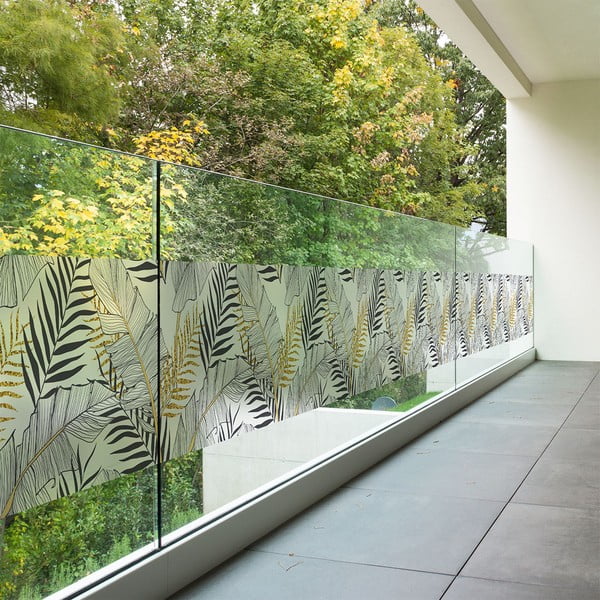 Стикер за прозорец 200x40 cm Classy Palm Leaves - Ambiance