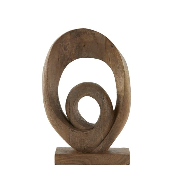 Дървена статуя Randa - Light & Living-image-2