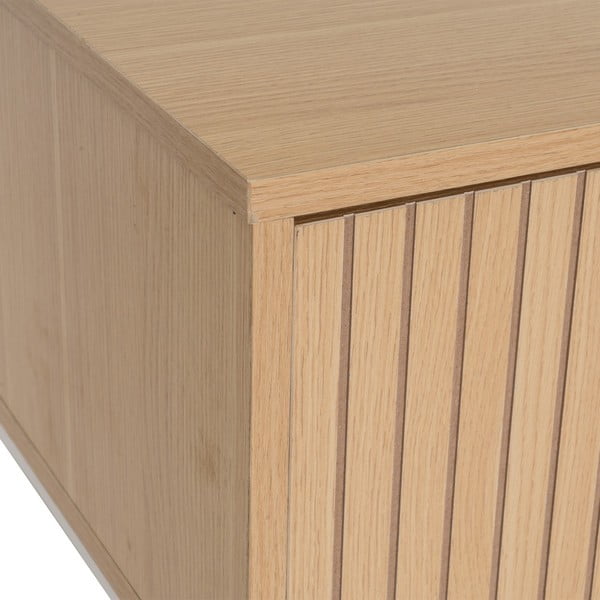 Масичка за кафе от декор от дъб  в естествен цвят 50x110 cm Mid-Lines – Casa Selección-image-2