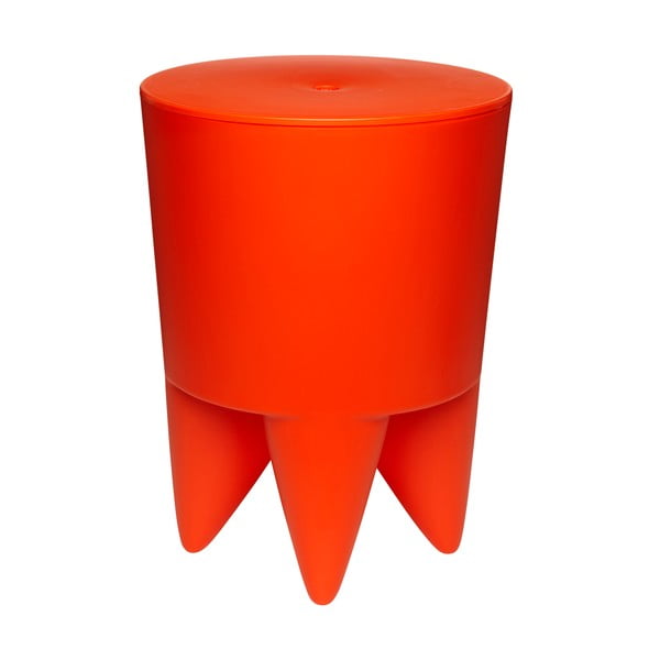 Univerzální stolek/koš/chladič na led Bubu, oranžový