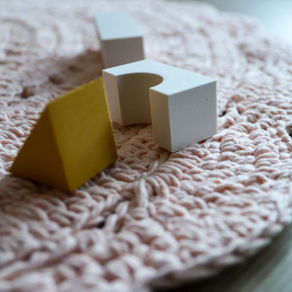 Розов ръчно закачен памучен килим , ø 120 cm Alma - Nattiot-image-1