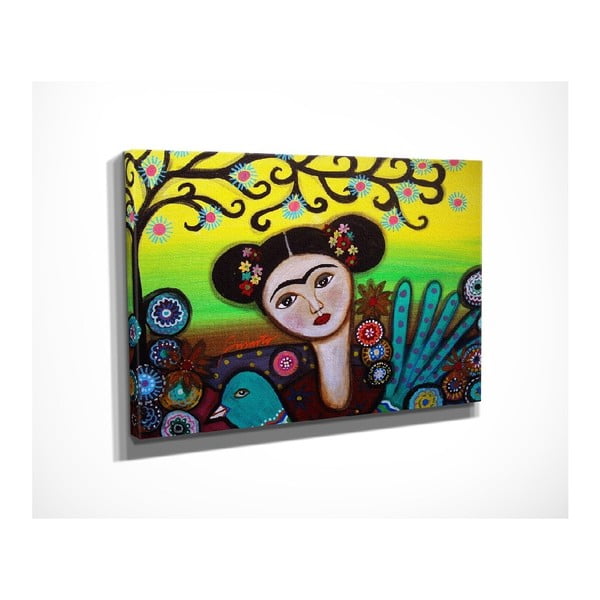 Картина за стена върху платно Момиче, 40 x 30 cm - Vega