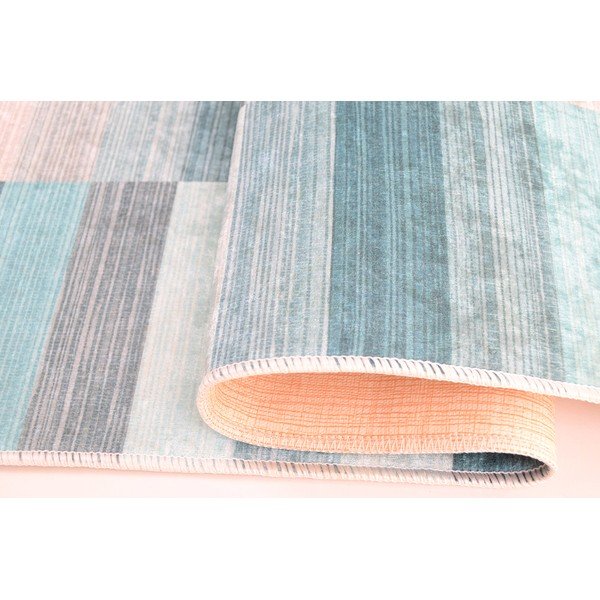 Син килим подходящ за пране 80x150 cm Hali – Vitaus-image-2