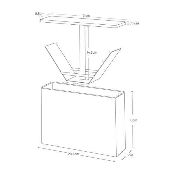 Органайзер за филтри за кафе Tosca - YAMAZAKI-image-4