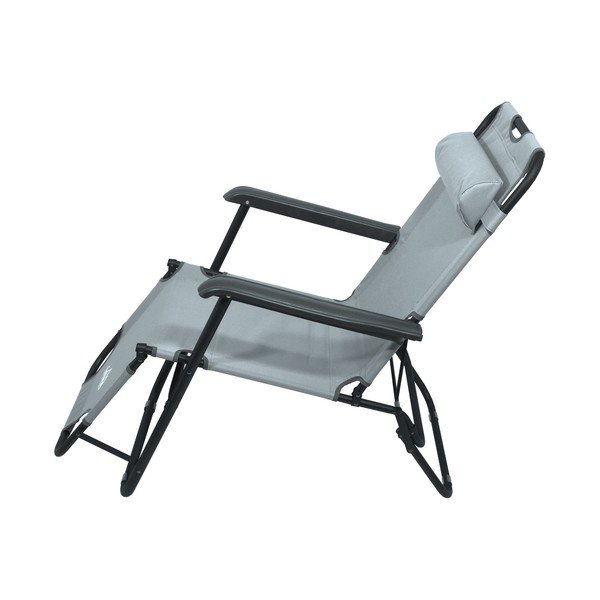 Сив градински шезлонг Comfort - Cattara-image-1