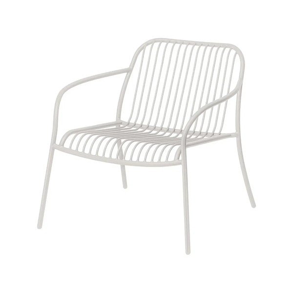 Светлосив градински стол метален Yua Wire – Blomus