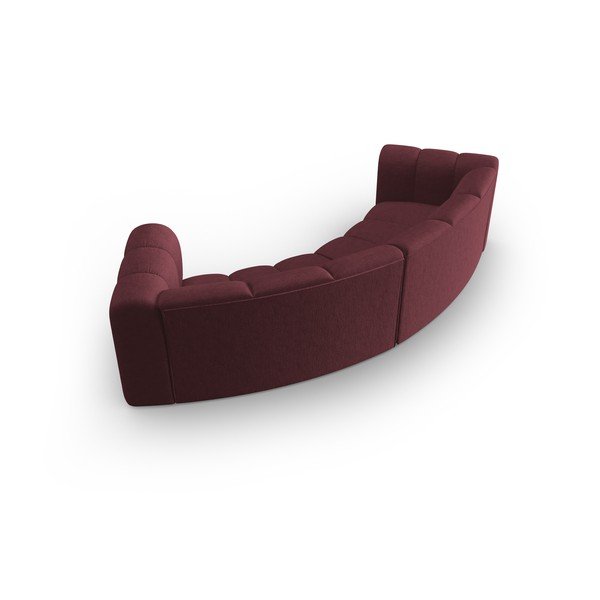 Диван в цвят бордо 322 cm Lupine - Micadoni Home-image-3