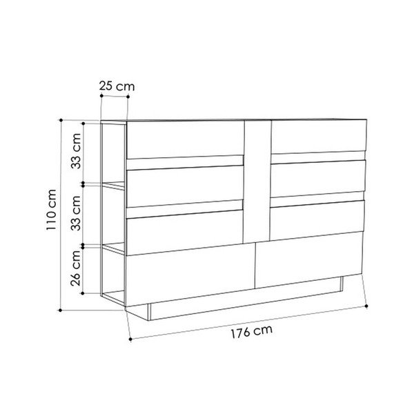 Bílé čelo postele s úložným prostorem Homitis Eddo-image-2