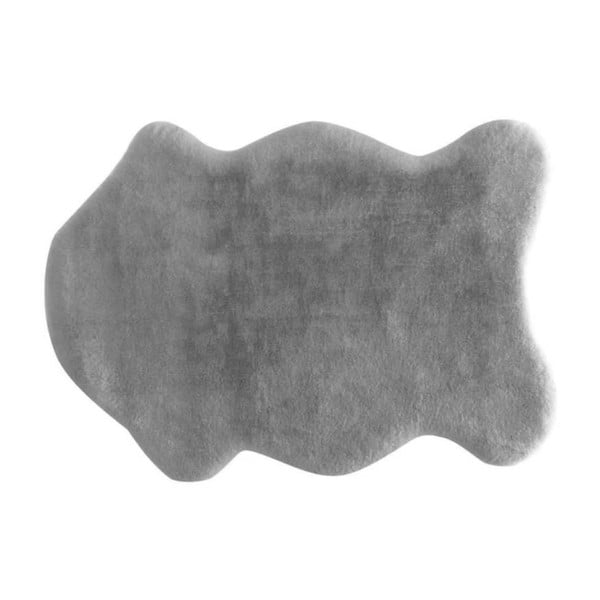 Антрацитна синтетична кожа 80x150 cm Pelush Anthracite – Mila Home