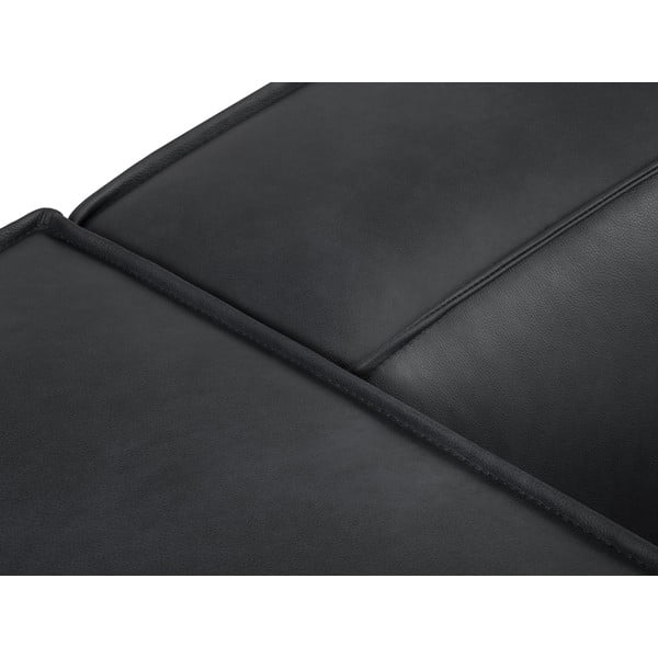 Тъмносин кожен ъглов диван ("U" форма) Madame – Windsor & Co Sofas-image-4
