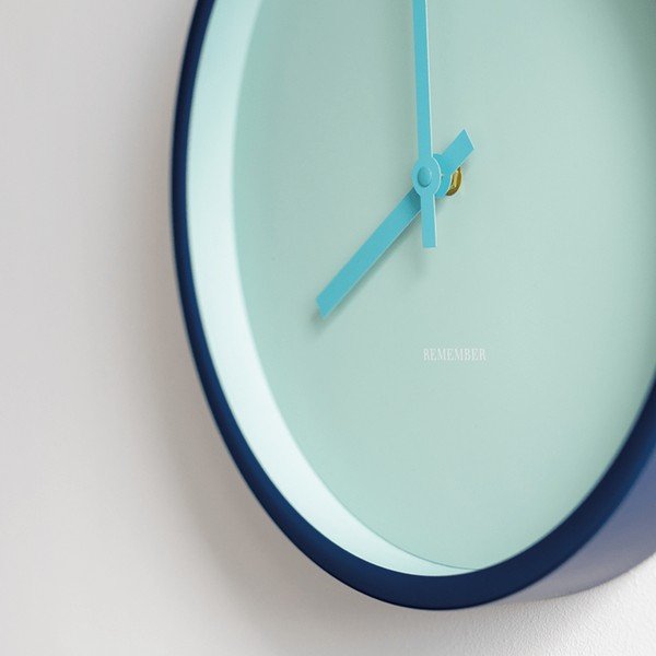 Стенен часовник ø 30 cm Aqua - Remember-image-2