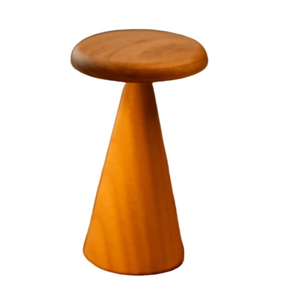 LED настолна лампа в естествен цвят с дървен абажур (височина 21 cm) Sylva – Gingko-image-2