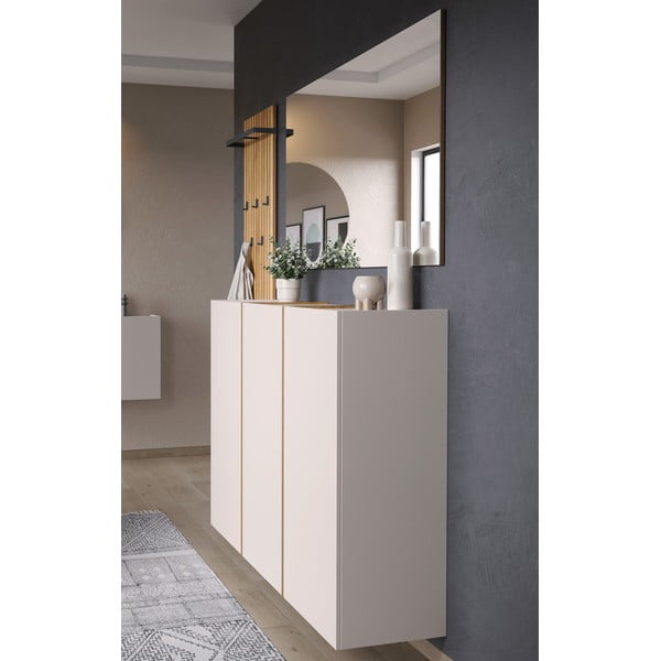 Стенна закачалка от декор от дъб  в естествен цвят 46 cm Libbiano – Germania-image-1