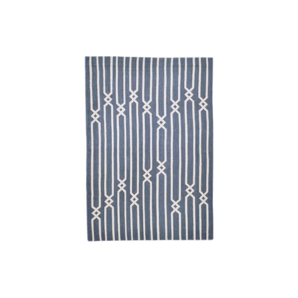 Ručně tkaný koberec Blue Knots Kilim, 150x250 cm