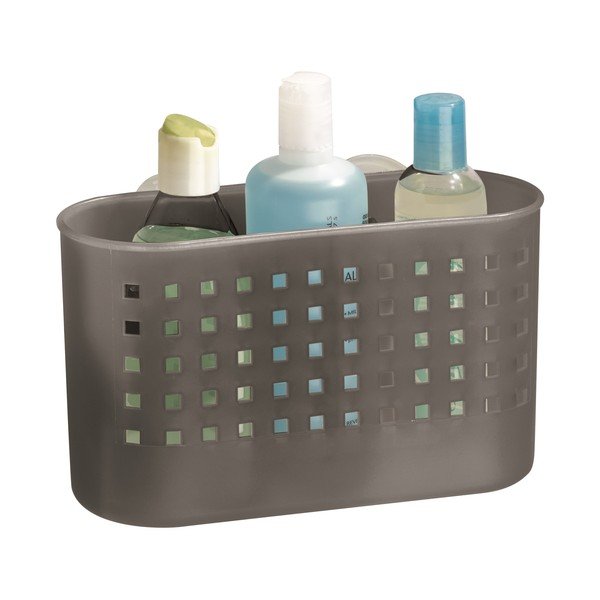 Košík s přísavkou Suction Grey, 26 cm