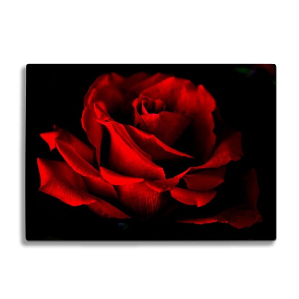 Стъклена дъска за рязане Red Rose - Insigne