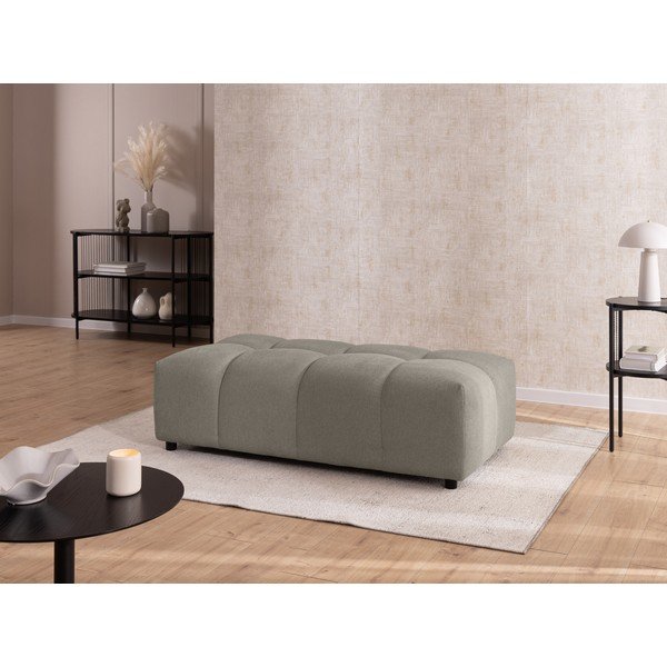 Кафяво-сива табуретка Albane  – Ropez-image-1