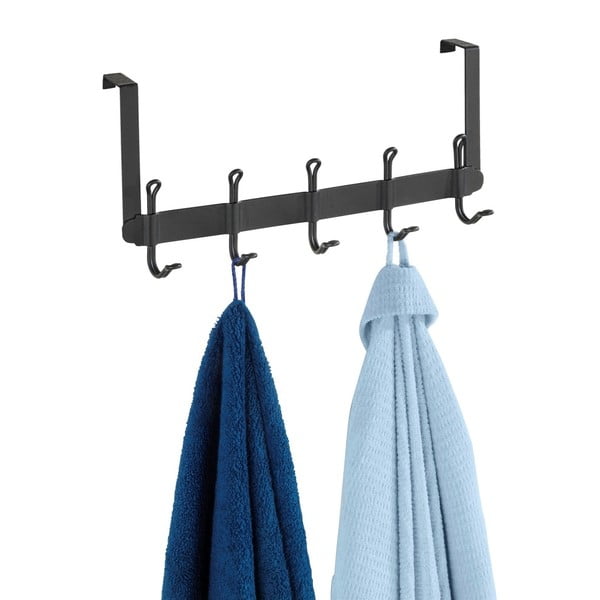 Черна закачалка за врата с 5 куки Nostalgia - Wenko-image-1