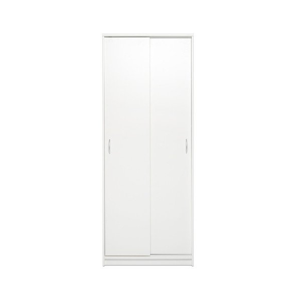 Bílá skříň se 2 posuvnými dveřmi Intertrade Kiel, šířka 74 cm