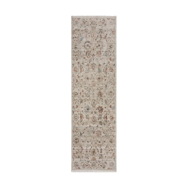 Бежова пътека 66x300 cm Elodie Traditional – Flair Rugs