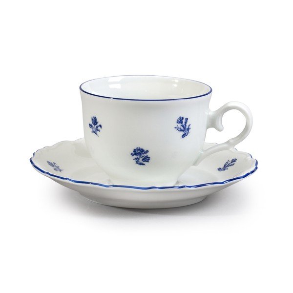 Порцеланов сервиз за чай със синьо цвете Ophelia - Thun-image-1