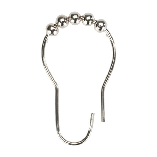 Комплект от 12 кукички за завеса за душ - Wenko-image-2