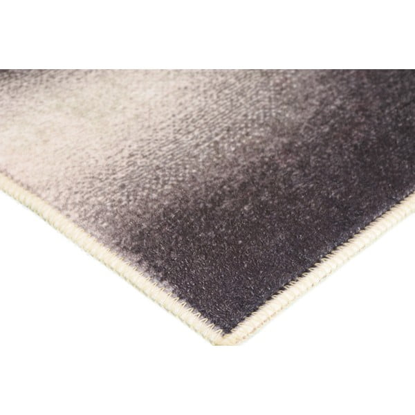 Бял и черен килим, който може да се мие, 150x80 cm - Vitaus-image-2