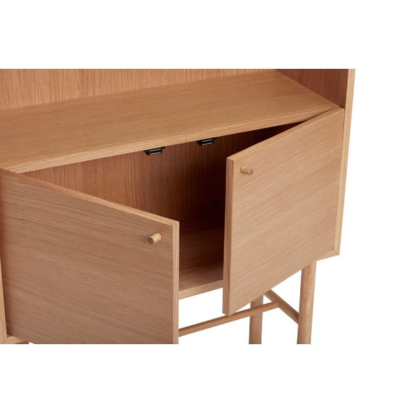 Етажерка за книги от дъб 80x150 cm Archive - Hübsch-image-2