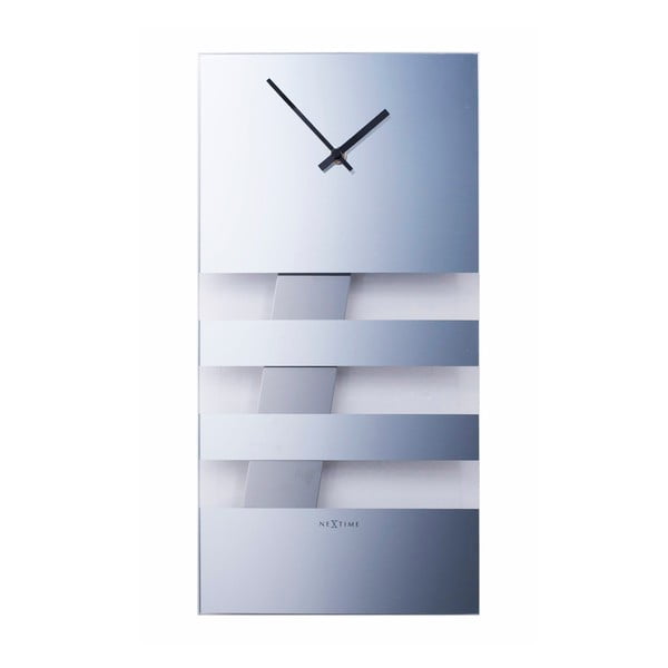 Kyvadlové hodiny Bold Stripes, zrcadlové 38 cm