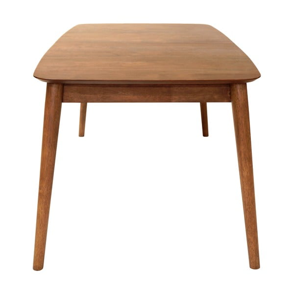 Сгъваема трапезна маса с допълнителна плоча от декор от орех 90x180 cm Montreux – Actona-image-4