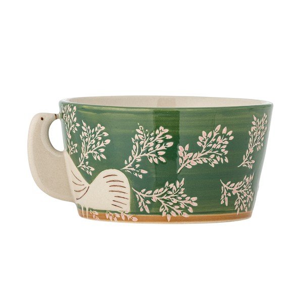 Зелена глинена купичка за супа 460 ml Hezha – Bloomingville