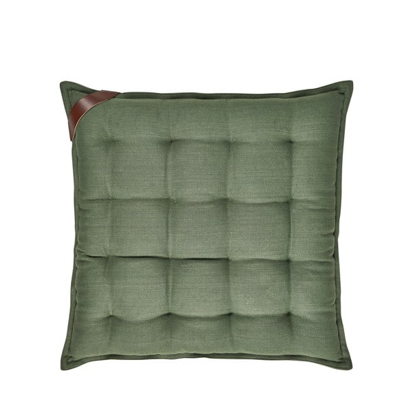 Зелена памучна възглавница за сядане , 40 x 40 cm Match - Södahl