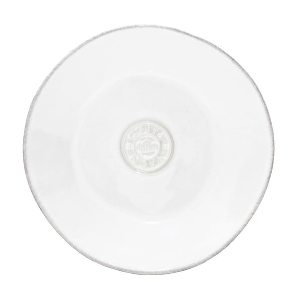 Bílý kameninový talíř na pečivo Costa Nova, Ø 16 cm