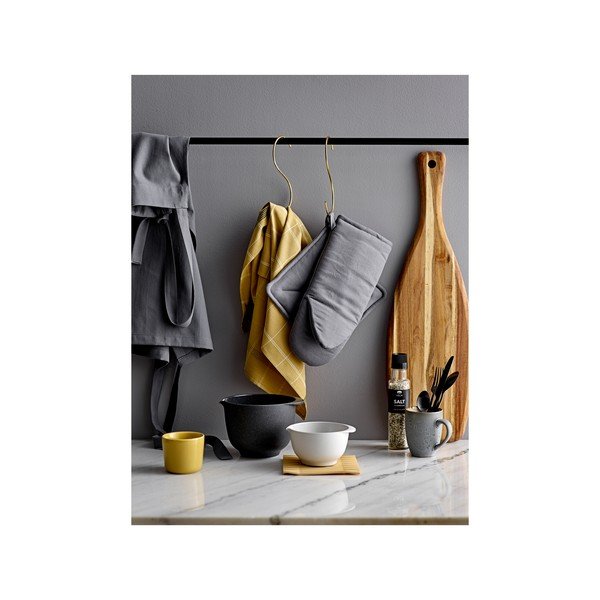 Жълта памучна кухненска кърпа Геометрична, 50 x 70 cm Minimal - Södahl-image-2