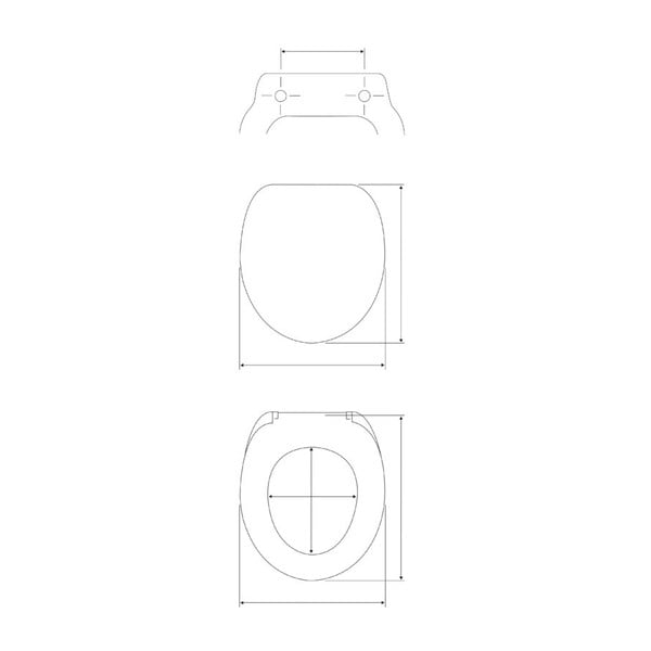 Тоалетна чиния 38 x 41 см Aldeno – Wenko-image-2