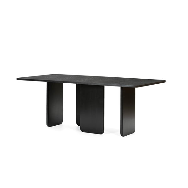 Черна маса за хранене , 200 x 100 cm Arq - Teulat-image-3