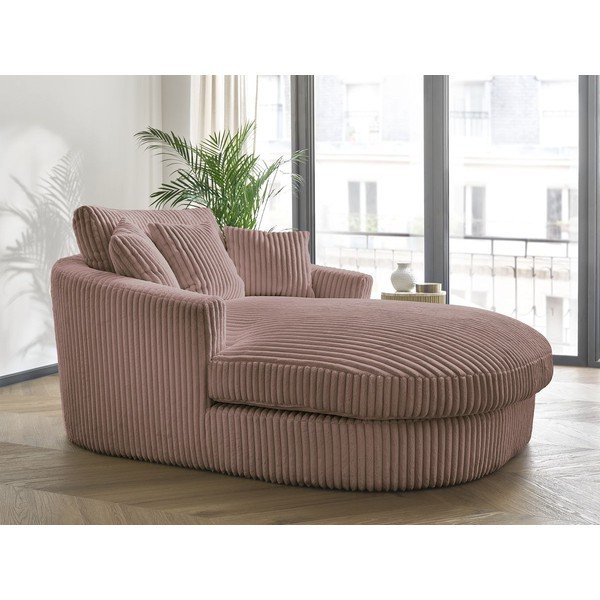 Розово кресло от рипсено кадифе Belem – Bobochic Paris-image-1