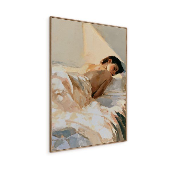 Печатна картина с включена рамка/върху платно 70x100 cm Dreamy Rays – Styler-image-4