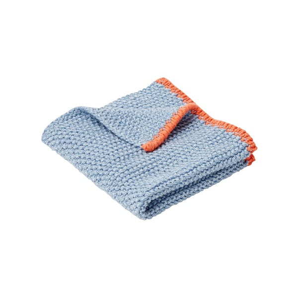 Синя памучна кърпа за чай Thea, 30 x 30 cm - Hübsch