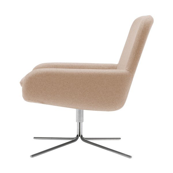 Бежов въртящ се фотьойл Swivel Coco - Softline-image-3