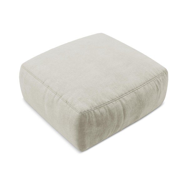 Бежова шенилова табуретка Kuki – Makamii-image-2