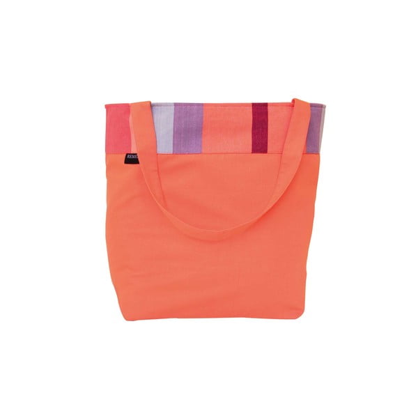 Оранжева памучна плажна чанта Coral - Remember